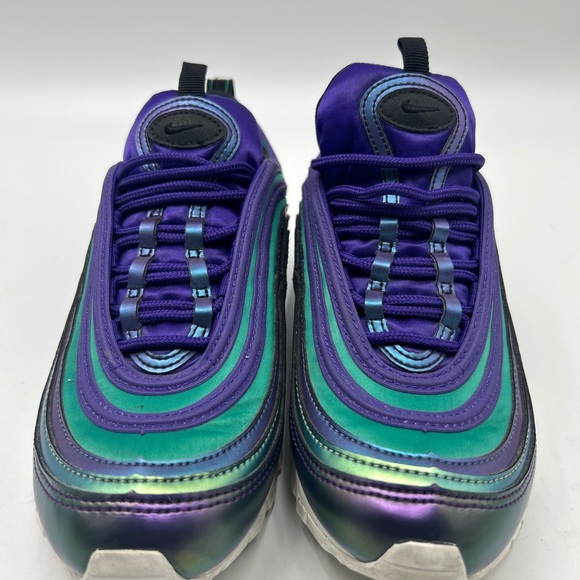 NIKE AIR MAX 97 SE (GS) YOUTH SIZE 5Y/WOMEN SIZE 6.5 ATHLETIC SHOES PURPLE PINK - Picture 2 of 11